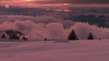Sonnenuntergang �ber Grenoble